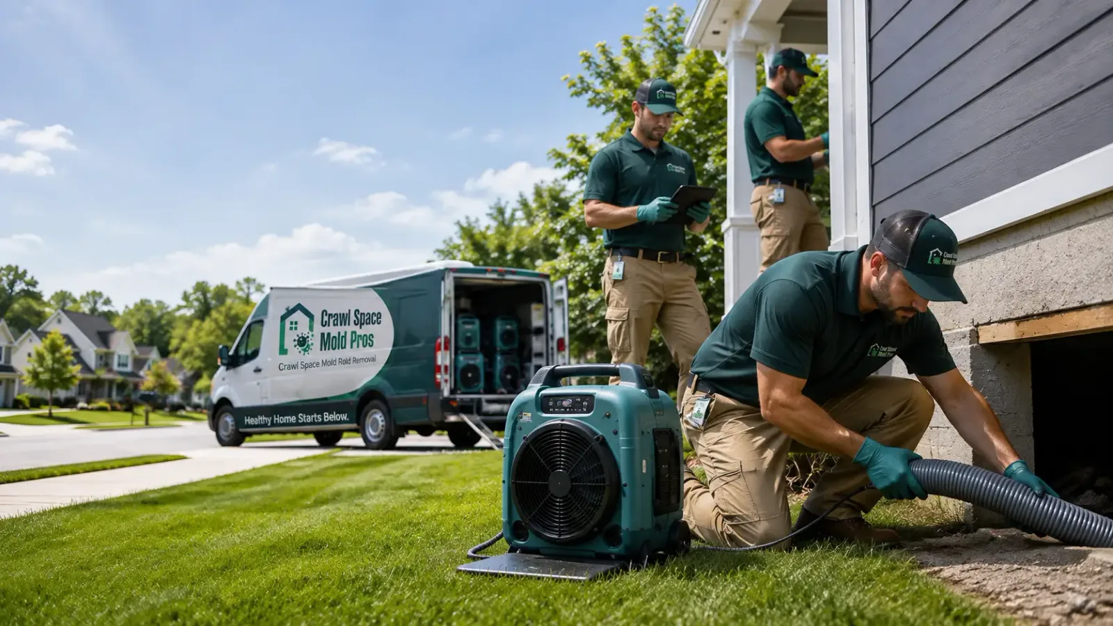 Crawl Space Mold Removal in Hale, MO